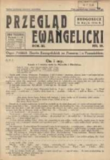 Przegląd Ewangelicki: organ Polskich Zbor&oacute;w Ewangelickich na Pomorzu i w Poznańskiem 1936.05.16 R.3 Nr10