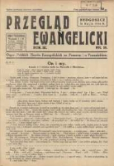 Przegląd Ewangelicki: organ Polskich Zborów Ewangelickich na Pomorzu i w Poznańskiem 1936.05.16 R.3 Nr10