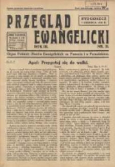 Przegląd Ewangelicki: organ Polskich Zborów Ewangelickich na Pomorzu i w Poznańskiem 1936.06.01 R.3 Nr11