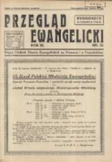 Przegląd Ewangelicki: organ Polskich Zbor&oacute;w Ewangelickich na Pomorzu i w Poznańskiem 1936.06.16 R.3 Nr12