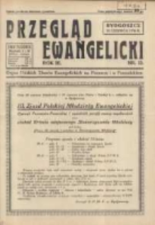 Przegląd Ewangelicki: organ Polskich Zborów Ewangelickich na Pomorzu i w Poznańskiem 1936.06.16 R.3 Nr12