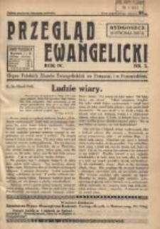 Przegląd Ewangelicki: organ Polskich Zborów Ewangelickich na Pomorzu i w Poznańskiem 1937.01.16 R.4 Nr2