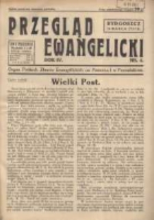 Przegląd Ewangelicki: organ Polskich Zborów Ewangelickich na Pomorzu i w Poznańskiem 1937.03.16 R.4 Nr6