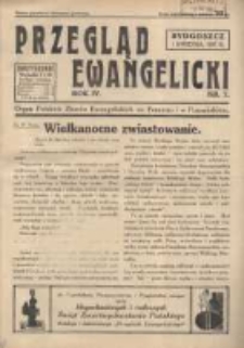 Przegląd Ewangelicki: organ Polskich Zborów Ewangelickich na Pomorzu i w Poznańskiem 1937.04.01 R.4 Nr7