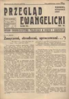 Przegląd Ewangelicki: organ ewangelizmu polskiego w kraju i zagranicą 1937.07.25 R.4 Nr16