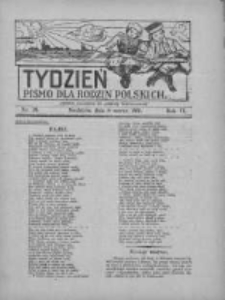 Tydzień: pismo dla rodzin polskich: dodatek niedzielny do "Gazety Szamotulskiej" 1931.03.08 R.6 Nr10