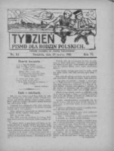 Tydzień: pismo dla rodzin polskich: dodatek niedzielny do "Gazety Szamotulskiej" 1931.03.29 R.6 Nr13