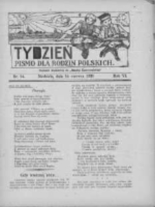 Tydzień: pismo dla rodzin polskich: dodatek niedzielny do "Gazety Szamotulskiej" 1931.06.14 R.6 Nr24