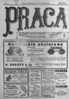 Praca: tygodnik polityczny i literacki, illustrowany. 1918.01.27 R.22 nr4