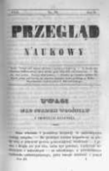 Przegląd Naukowy, Literaturze, Wiedzy i Umnictwu Poświęcony. 1843 T.3 nr20