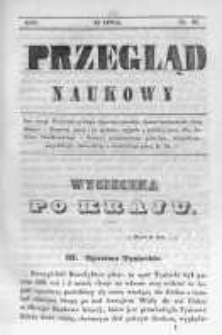 Przegląd Naukowy, Literaturze, Wiedzy i Umnictwu Poświęcony.1842.07.20 T.3 nr21