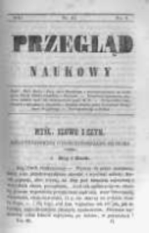Przegląd Naukowy, Literaturze, Wiedzy i Umnictwu Poświęcony. 1843 T.3 nr21