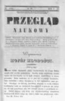 Przegląd Naukowy, Literaturze, Wiedzy i Umnictwu Poświęcony. 1844 T.3 nr20