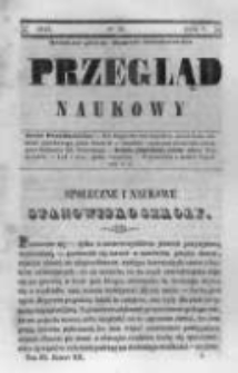 Przegląd Naukowy, Literaturze, Wiedzy i Umnictwu Poświęcony. 1845 T.3 nr20