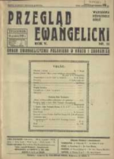 Przegląd Ewangelicki: organ ewangelizmu polskiego w kraju i zagranicą 1938.12.18 R.5 Nr51