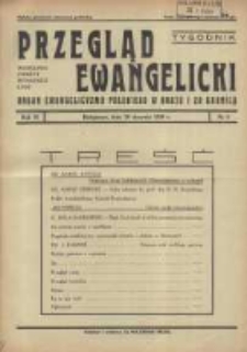 Przegląd Ewangelicki: organ ewangelizmu polskiego w kraju i zagranicą 1939.01.29 R.6 Nr5