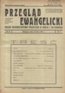 Przegląd Ewangelicki: organ ewangelizmu polskiego w kraju i zagranicą 1939.02.12 R.6 Nr7