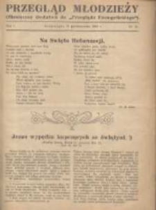 Przegląd Młodzieży: miesięczny dodatek do "Przeglądu Ewangelickiego" 1934.10.31 R.1 Nr10