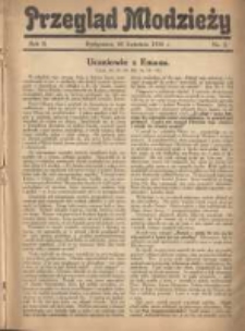 Przegląd Młodzieży: miesięczny dodatek do "Przeglądu Ewangelickiego" 1935.04.16 R.2 Nr2