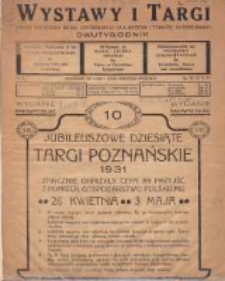 Wystawy i Targi: organ Polskiego Biura Centralnego dla Wystaw i Targów Europejskich 1931 Nr2 wydanie nadzwyczajne; Fortnightly Publication of the Polish Head - Quarters for European Fairs and Exhibitions; Bi Mensuel du Bureau Central Polonais des Foires et Expositions Européennes; Halbmonatsschrift der Polnischen Geschaeftsstelle fűr Europäische Messen und Asstellungen