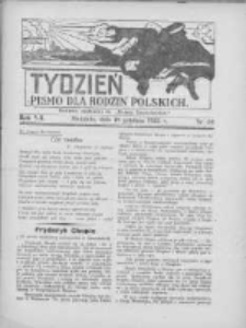 Tydzień: pismo dla rodzin polskich: dodatek niedzielny do "Gazety Szamotulskiej" 1932.12.18 R.7 Nr50