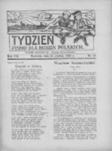 Tydzień: pismo dla rodzin polskich: dodatek niedzielny do "Gazety Szamotulskiej" 1932.12.25 R.7 Nr51
