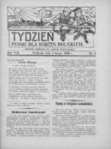 Tydzień: pismo dla rodzin polskich: dodatek niedzielny do "Gazety Szamotulskiej" 1933.02.05 R.8 Nr5
