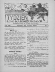 Tydzień: pismo dla rodzin polskich: dodatek niedzielny do "Gazety Szamotulskiej" 1933.03.05 R.8 Nr9