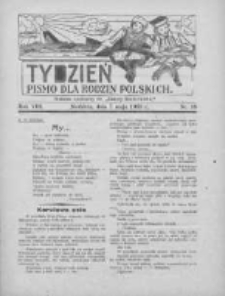 Tydzień: pismo dla rodzin polskich: dodatek niedzielny do "Gazety Szamotulskiej" 1933.05.07 R.8 Nr18