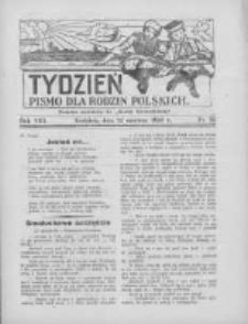 Tydzień: pismo dla rodzin polskich: dodatek niedzielny do "Gazety Szamotulskiej" 1933.06.25 R.8 Nr25