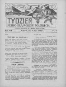 Tydzień: pismo dla rodzin polskich: dodatek niedzielny do "Gazety Szamotulskiej" 1933.07.09 R.8 Nr27