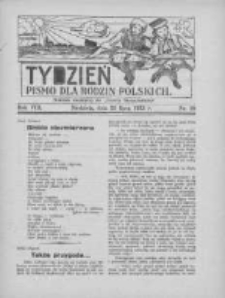 Tydzień: pismo dla rodzin polskich: dodatek niedzielny do "Gazety Szamotulskiej" 1933.07.23 R.8 Nr29