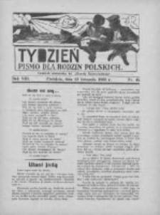 Tydzień: pismo dla rodzin polskich: dodatek niedzielny do "Gazety Szamotulskiej" 1933.11.12 R.8 Nr45