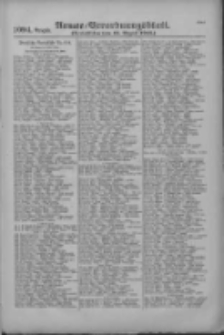 Armee-Verordnungsblatt. Verlustlisten 1916.08.11 Ausgabe 1094