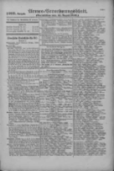 Armee-Verordnungsblatt. Verlustlisten 1916.08.15 Ausgabe 1099