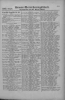 Armee-Verordnungsblatt. Verlustlisten 1916.08.17 Ausgabe 1107