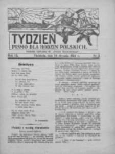 Tydzień: pismo dla rodzin polskich: dodatek niedzielny do "Gazety Szamotulskiej" 1934.01.14 R.9 Nr2