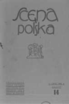 Scena Polska: organ Związku Artystów Scen Polskich. 1930 R.10 z.14