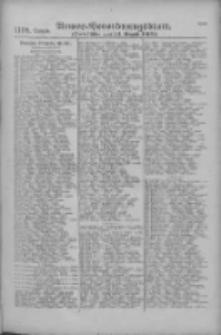 Armee-Verordnungsblatt. Verlustlisten 1916.08.23 Ausgabe 1118