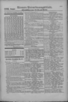 Armee-Verordnungsblatt. Verlustlisten 1916.08.26 Ausgabe 1123