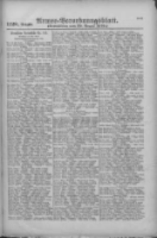 Armee-Verordnungsblatt. Verlustlisten 1916.08.29 Ausgabe 1128