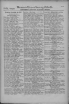 Armee-Verordnungsblatt. Verlustlisten 1916.09.19 Ausgabe 1164