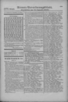 Armee-Verordnungsblatt. Verlustlisten 1916.09.25 Ausgabe 1173