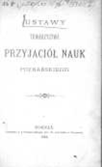 Ustawy Towarzystwa Przyjaciół Nauk Poznańskiego