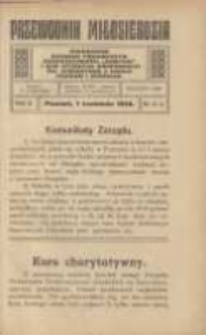 Przewodnik Miłosierdzia: miesięcznik Związku Towarzystw Dobroczynności "Caritas" i Rad Wyższych Kongregacji św. Wincentego à Paulo męskich i żeńskich 1918.04.01 R.2 Nr3 i 4