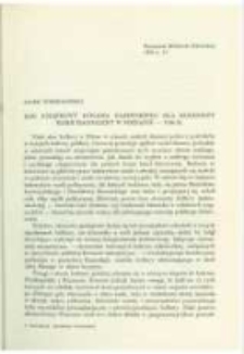 Dar książkowy Łukasza Dajewskiego dla Kolegiaty Marii Magdaleny w Poznaniu - 1740 r. Pamiętnik Biblioteki Kórnickiej Z. 11.