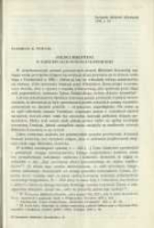 Miejsce biblioteki w koncepcji Fundacji Kórnickiej. Pamiętnik Biblioteki Kórnickiej Z. 14.