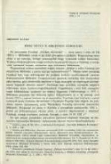 Józef Grycz w Bibliotece Kórnickiej. Pamiętnik Biblioteki Kórnickiej Z. 14.