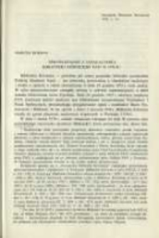 Sprawozdanie z działalności Biblioteki Kórnickiej PAN w 1976 r. Pamiętnik Biblioteki Kórnickiej Z. 14.