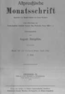 Altpreussische Monatsschrift, Der Neuen Preussischen Provinzial-Blätter. 1912 Bd.49 heft 2